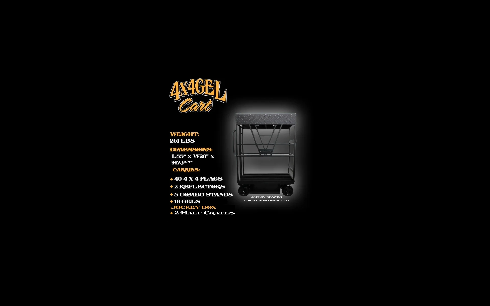 4x4 Gel Cart