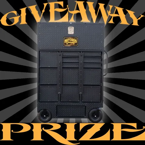 Set carts industry give away prize front